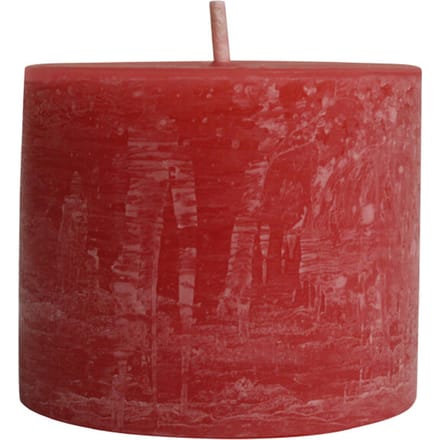 PTMD - Kaars Rustic Outdoor - Roze - 15x15x12cm