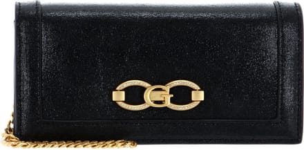 GUESS Koppeling Schoudertas Gilded Glamour Xbody Clutch Black Zwart