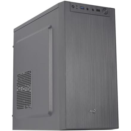 AeroCool CS-108-S-BK-v1 - MT - micro ATX - Case - Tower - Zwart