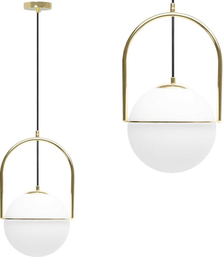 Toolight App1674-1Cpt Hanglamp Goud 22,5X23X37Cm