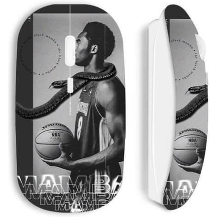 Souris sans fil - Maniacase - Kobe Bryant - Blanc - Optique - USB
