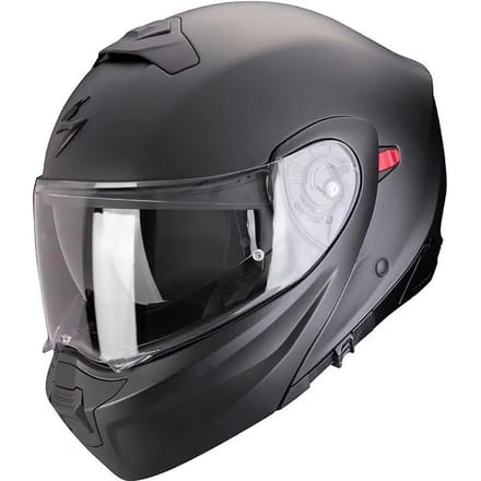 Scorpion Exo-930 Evo Solid Zwart Parel Mat Systeemhelm - Helm