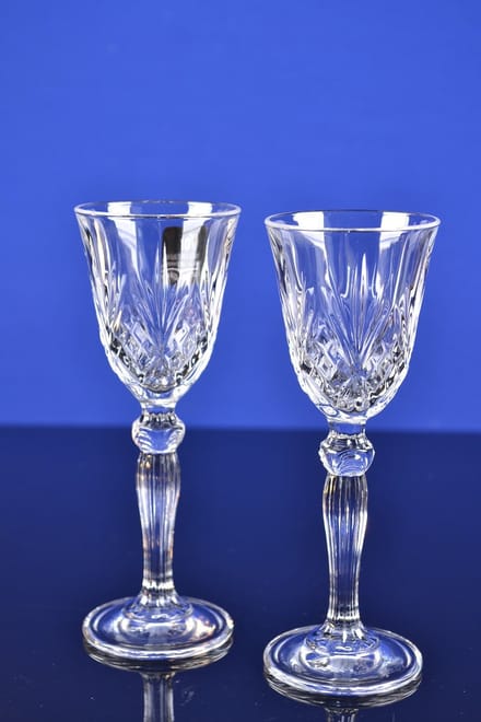 Luxe Kristallen Likeurglazen – Set van 2 – 5 cl