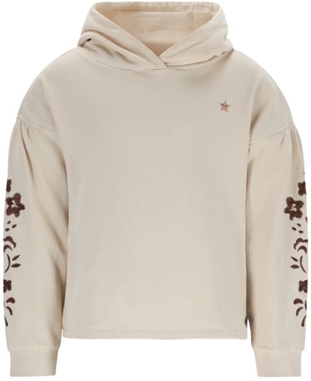 Like Flo winter sweater meisjes - beige - Dyla - capuchon