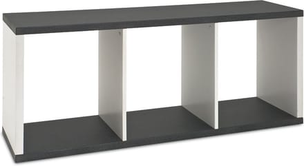 Etagère – Granietlook MDF – 3 legschappen – Lowboardmodel – 117x30x50 cm – Sterk en modern