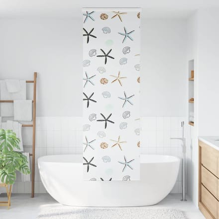vidaXL - Doucherolgordijn - met - cassette - 60x240 - cm - stofbreedte - 56 - cm