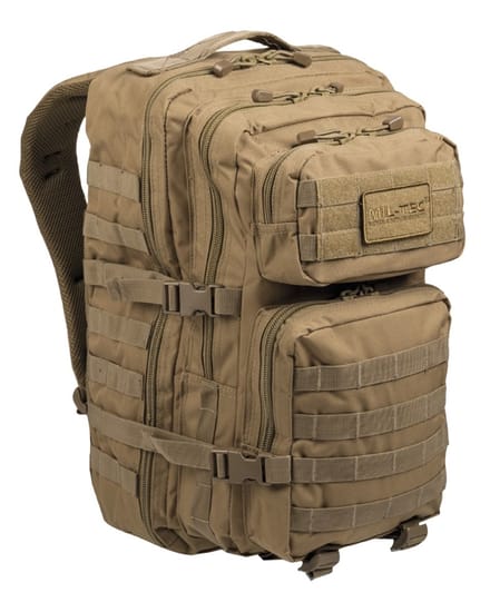 Mil-Tec US Assault Molle Backpack - Rugzak - 36 Liter - Coyote