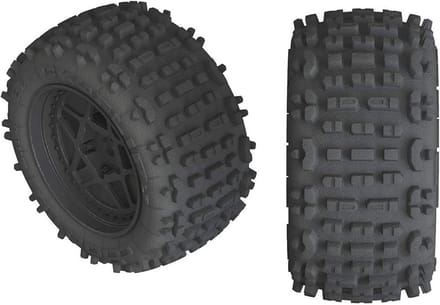 3.8 Voorgemonteerde Banden voor RC Voertuigen met 17 mm Hex