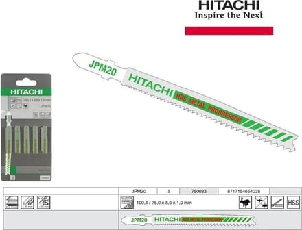 Hitachi Decoupeerzaagbladen JPM20 blister van 5 bladen