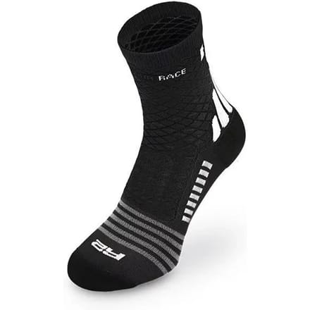 R2 - Mission Fietssokken - Zwart/Wit - Maat S (35 - 38)