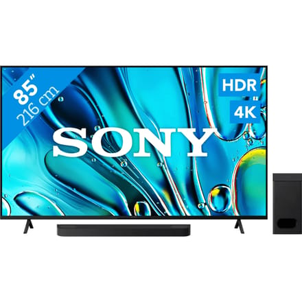 Sony Bravia 3 85" 4K Led (2025) + Sony Bravia Theatre Bar 6 Zwart