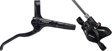 Hydraulische schijfremset Shimano MT200 achter - zonder remschijf - Zwart