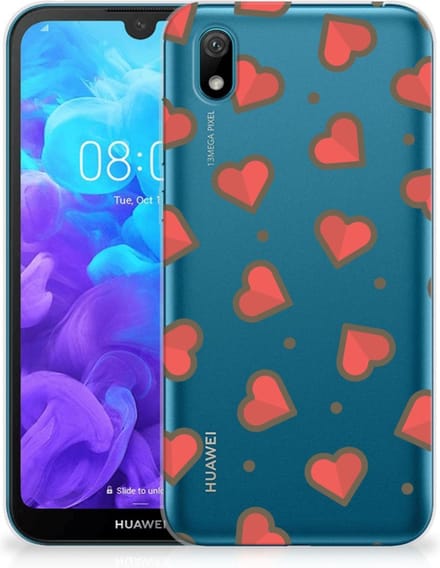Huawei Y5 (2019) TPU bumper Hearts