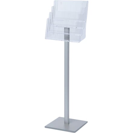 Brochurehouder Quantore standaard 4x A4 liggend