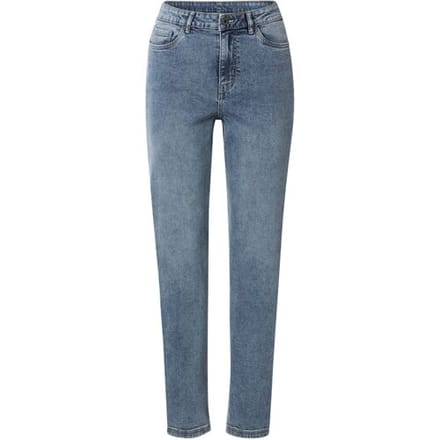 ESMARA Dames jeans, straight fit, hoge taille (Blauw, 40)