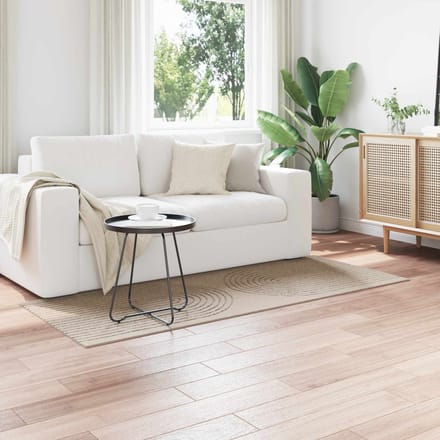vidaXL Binnen kleed GALATI Beige 150 x 80 cm Polyester