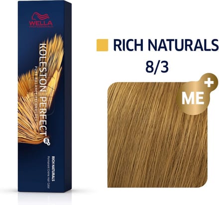 Permanente Kleur Koleston Me+ Wella Nº 8/3 (60 ml)