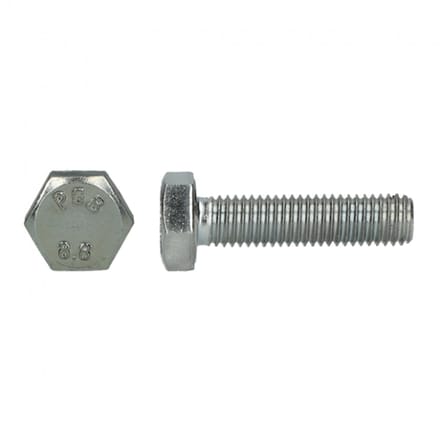 Zeskanttapbout 8.8 DIN 933 M 6x90 Zn - 100 stuks