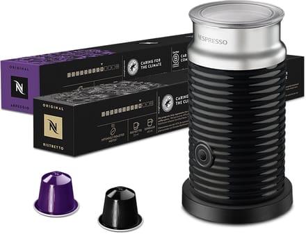 Nespresso - Aeroccino 3 - Melkopschuimer + 20 Nespresso capsules