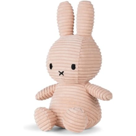 Nijntje eco corduroy knuffel, 23 cm, roze
