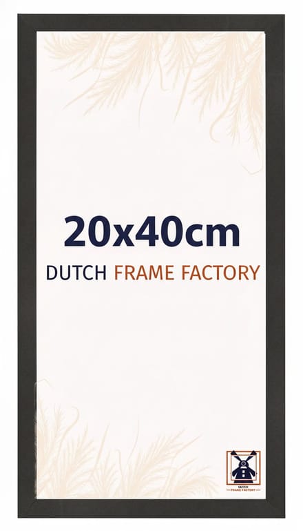 Fotolijst 20x40 cm - MDF - Zwart Mat - Benno