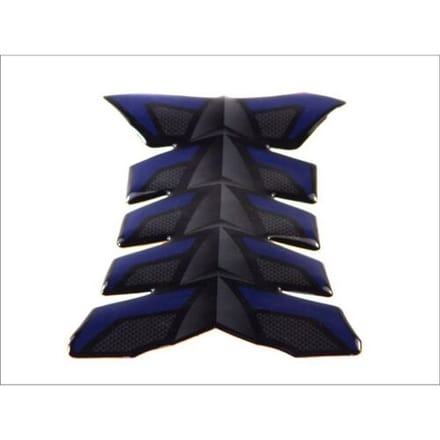 Brandstoftank sticker Tank-Pad VICMA blau carbon