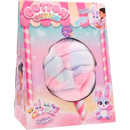 Spectron Cotton Cuties Bunny - Scented Cotton Candy Plush Toy - 30cm