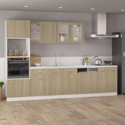 vidaXL - Onderkast - met - lade - Lyon - 50x46x81,5 - cm - sonoma - eikenkleur