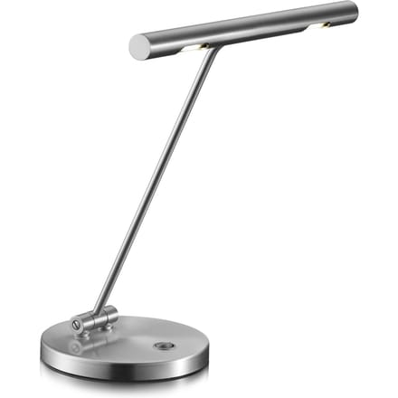 Knapstein Nette LED-tafellamp Glimmer, nikkel