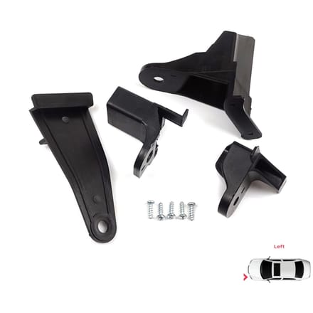BHL522 Support de Phare Support de Montage Kit d'Onglets de Réparation Côté Gauche pour Renault Symbol MK3 2013-2017 Pré-Facelift 260607796R