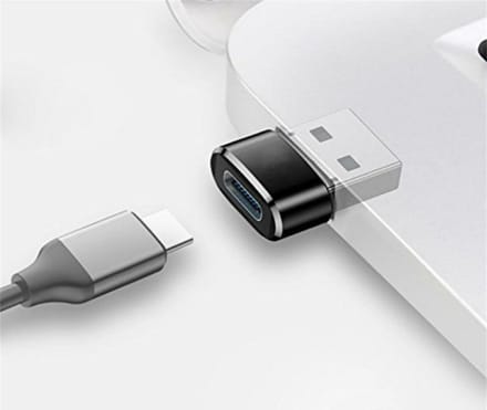 CHPN - USB 3.0 Type A naar USB 3.1 Type C - USB aansluiting - USB-C naar USB 3.0 - Laptop adapter - Adapter - Zwart - Universeel