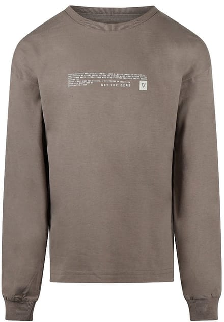 No Way Monday Jongens T-shirt - Taupe