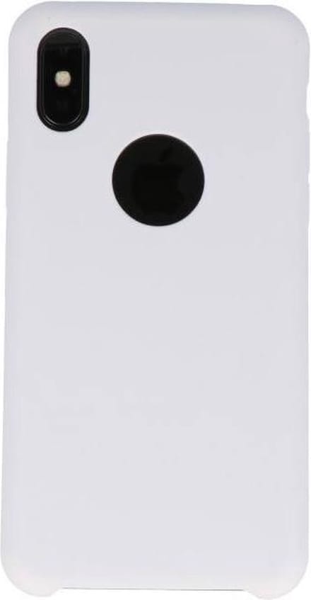 Premium TPU Backcover Case Hoesje - Hoesje Geschikt voor iPhone X Wit