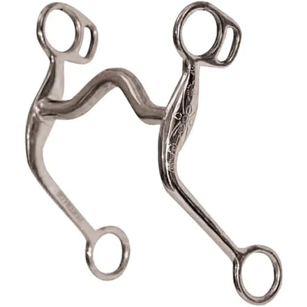 Mors western snaffle voor paard met gemiddelde draagwijdte in roestvrij staal Pool's
