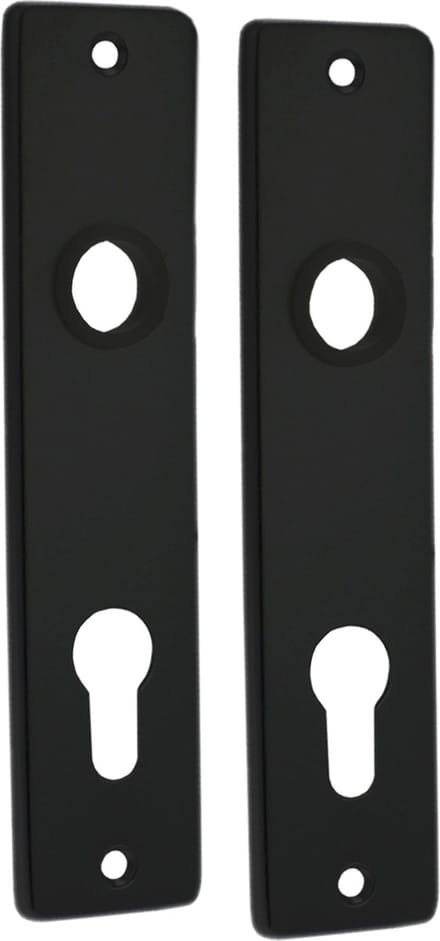Kortschild pc72 â€“ aluminium â€“ zwart