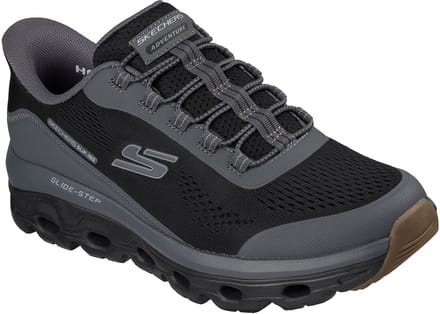 Skechers Heren Sneaker Glide Step Sole Glover Peak 237812 BKCC Black Charcoal