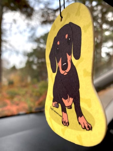 Dogs - Car Airfreshner - Teckel - Bergamot