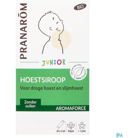 Pranarôm Aromaforce Kind Hoestsiroop Zakje 20x5ml
