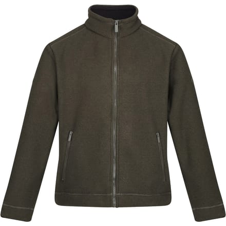 Regatta Heren Garrian II Full Zip Fleece Jacket (Donkere Khaki)
