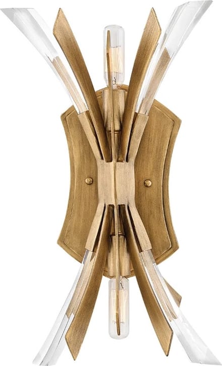 Hinkley/ Fredrick Ramond LED Wandlamp Vida | 2X E14 Max 40W | Burnished Gold