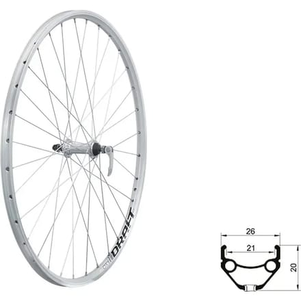Voorwiel Kellys Draft V-Brake F 28/29"