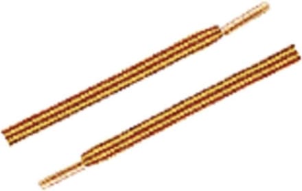 3 mm x 90 cm geel / bruin - Rond Cord