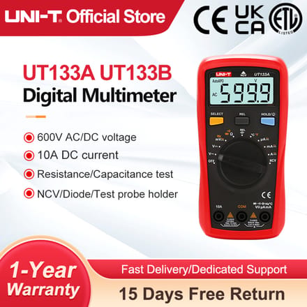 UNI-T Uni-T UT133B Handheld digitale multimeter
