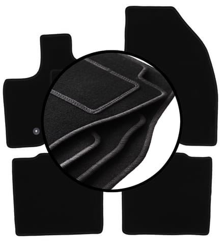 Complete set veloursmatten voor: Ford Explorer MK5 SUV (2010-2019)