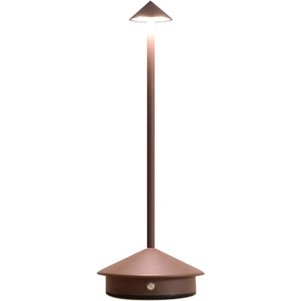 Veilleuse LED Champignon Lampe de Table de Restaurant Lumière Ambiante de Chevet Interrupteur Tactile Infini marron