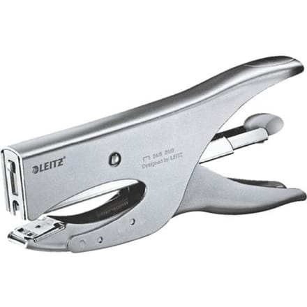 Leitz Kantoor Niettang - Achterlaadmodel - 40 Vel - Zilver