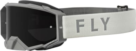 FLY Racing Zone Pro Goggle Grey W Dark Smoke Lens