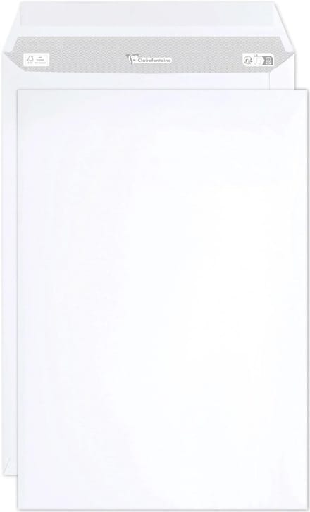 Clairalfa witte akte enveloppen C4 229x324mm 90g zelfklevend 250 stuks