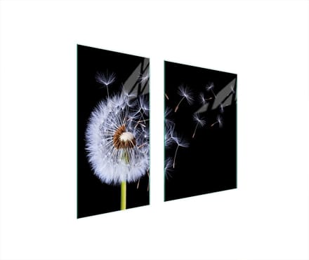 TMK ArtDeko - Snijplank - Kwiat - Glas - 75x52 cm