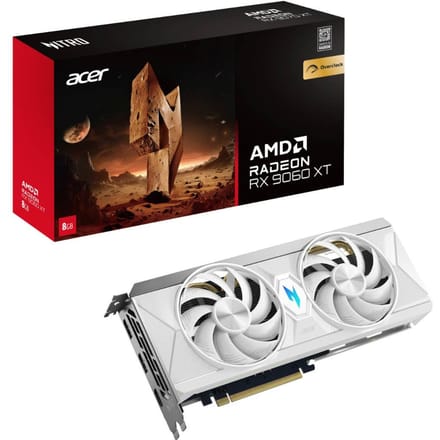 Acer Nitro Grafische Kaart Radeon™ RX 9060 XT OC 8GB - White Edition